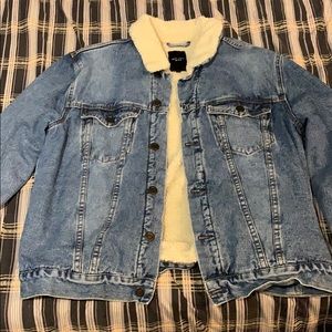 NEW LOOK fleece jean jacket